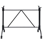 vidaXL Pied de table de bistro Noir 93x60x72 cm Aluminium coulé