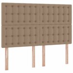 vidaXL Lit de Rangement Cappuccino 140 x 190 cm Cuir synthétique