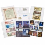Pochettes plastique souple à 9 compartiments pour cartes de jeux.