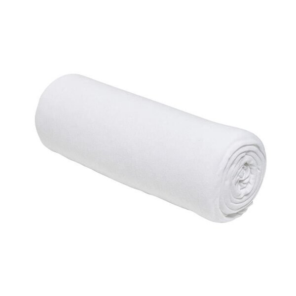 Drap housse - 90 x 190+25 cm jersey - Craie