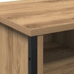 vidaXL Cabinet de Lavabo avec stockage Chêne artisanal 91 x 35 x 60 cm