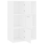 vidaXL Armoire de rangement Blanc 60x29 5x90 cm Bois d'ingénierie