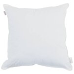 vidaXL Oreiller avec oreiller 2 Pièces Blanc 40 x 40 cm Coton
