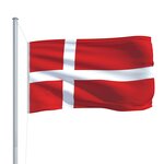 vidaXL Drapeau Danemark 90x150 cm