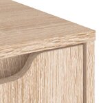 vidaXL Buffet VISNES chêne sonoma 60x40x73 cm bois d'ingénierie