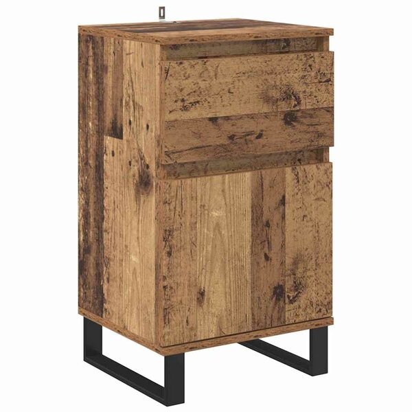 vidaXL Buffet Bois ancien 35 x 40 x 70 cm Bois d'ingénierie