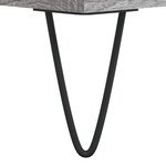vidaXL Meuble TV Sonoma gris 80x36x50 cm Bois d'ingénierie