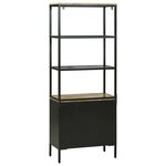 Armoire haute vidaXL 70x35x180 cm en Bois Massif de Manguier