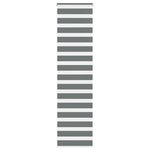 vidaXL Store zèbre gris foncé largeur du tissu 50 9 cm polyester