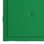 vidaXL Chaises de jardin avec coussins lot de 2 Acacia solide et acier