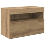vidaXL Meubles TV muraux 6 Pièces Chêne artisanal Bois d'ingénierie