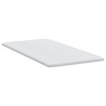vidaXL Surmatelas Blanc 90 x 190 cm Tissu en Tricot