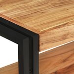 vidaXL Table console 90x30x75 cm Bois d'acacia massif