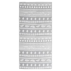 vidaXL Tapis d'extérieur Gris 80x150 cm PP