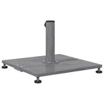 vidaXL Pied de parasol Aspect Bois Gris Foncé 45 x 45 x 31 cm