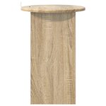 vidaXL Table d'appoint Chêne Sonoma Ø 39 5 x 55 cm Bois d'ingénierie