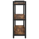 vidaXL Étagère Chêne fumé 80 x 30 x 85 cm Bois d'ingénierie