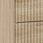 vidaXL Cabinet de chevet avec tiroir Chêne Sonoma 62 x 34 5 x 47 5 cm