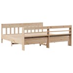vidaXL Cadre de lit sans matelas 200x200 cm bois massif de pin