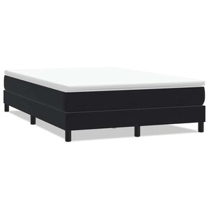 vidaXL Sommier à lattes de lit sans matelas noir 140x220 cm velours