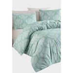 Parure de lit - housse de couette 220 x 240 + 2 taies d'oreiller 60 x 60  65  coton- Vert