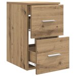 vidaXL Meuble de Salle de Bain In-between Bois ancien 30 x 41 x 50 cm