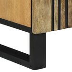 vidaXL Ensemble de mobilier de salle de bain avec tiroir 3 Pièces Marron