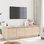 vidaXL Meuble TV 156x37x45 cm Bois de pin massif