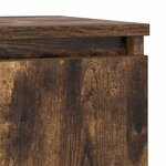 vidaXL Buffet chêne fumé 29 5x34x76 cm bois d'ingénierie