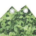vidaXL Écran d'intimité de balcon aspect de plante vert 500x90 cm PVC
