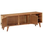 vidaXL Meuble TV 112x30x40 cm bois d'acacia massif