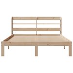 vidaXL Cadre de lit avec tête de lit sans matelas 120x200 cm