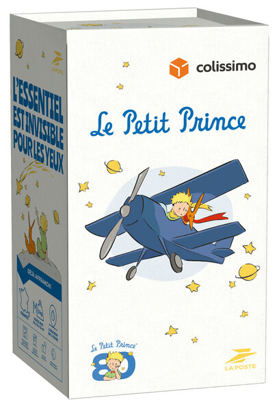 Colissimo Prêt-à-Envoyer France - Boîte double usage de taille M - 3 kg - Petit Prince