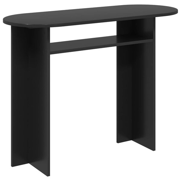 vidaXL Table console Chêne noir 100 x 39 5 x 75 cm Bois d'ingénierie
