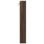 vidaXL Armoire à vitrine chêne marron 80x8 5x58 cm bois d'ingénierie