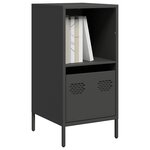 vidaXL Buffet noir 35x39x73 5 cm acier laminé à froid
