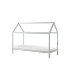 Dallas Lit LP 90X200cm Blanc + Matelas Basic Cool 200x90cm epaisseur 10cm