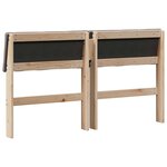 vidaXL Tête de lit capitonnée Taupe 160 cm Pin massif