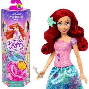 Mattel HTV88 - Princesses Disney Spin & Reveal-Poupée Ariel