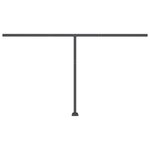 vidaXL Auvent automatique sur pied 450x300 cm Orange/marron