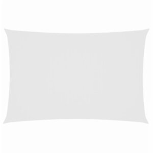 vidaXL Voile de parasol tissu oxford rectangulaire 2x5 m blanc