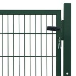 vidaXL Portillon 2D (simple) Vert 106 x 130 cm