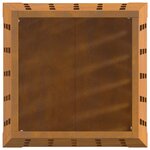 brasero vidaXL carré 50x50x70 cm en acier météo