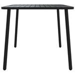 vidaXL Table de jardin anthracite 110x80x71 cm acier