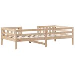 vidaXL Cadre de lit sans matelas 90x190 cm bois de pin massif