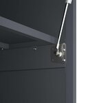 vidaXL Armoire murale pour garage Anthracite 80 x 40 x 53 cm