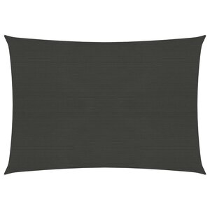 vidaXL Voile d'ombrage 160 g/m² Anthracite 5x6 m PEHD