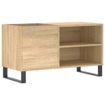 vidaXL Armoire à disques chêne sonoma 85x38x48 cm bois d'ingénierie