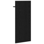 vidaXL Porte-manteau mural avec étagère Chêne noir 90 x 40 x 10 cm