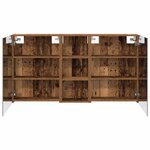 vidaXL Ensemble de Meubles de Salle de Bain 3 Pièces 130 x 14 5 x 70 cm